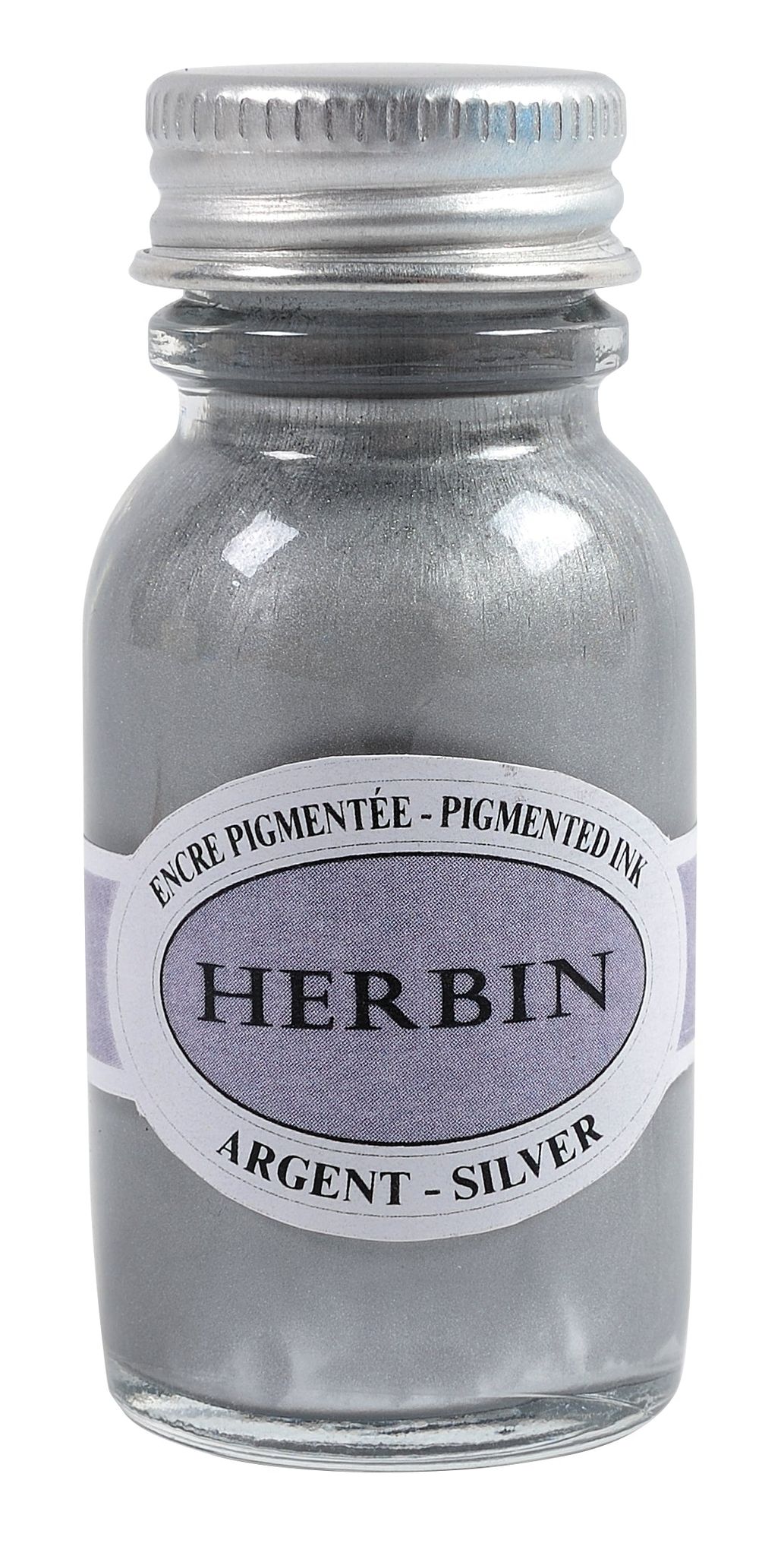 Herbin Pigmented Ink - Argent-15 ml