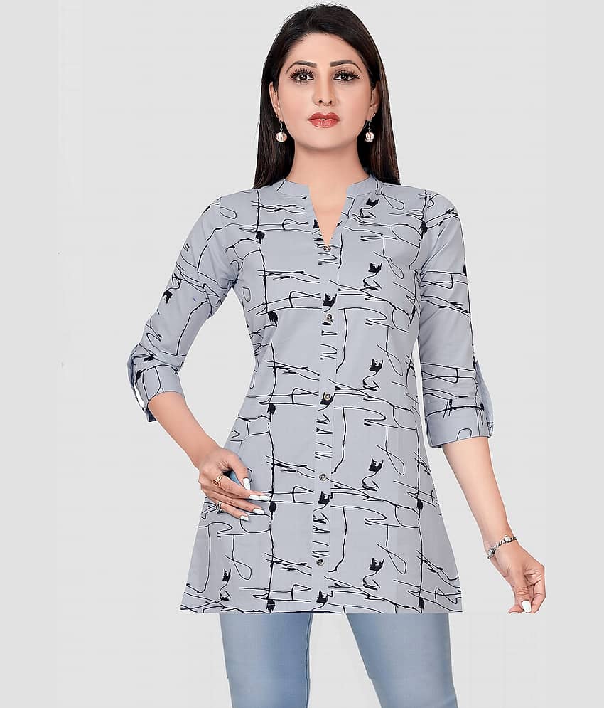 Meher Impex Women's Cotton Blend Tunic ( Mustard )