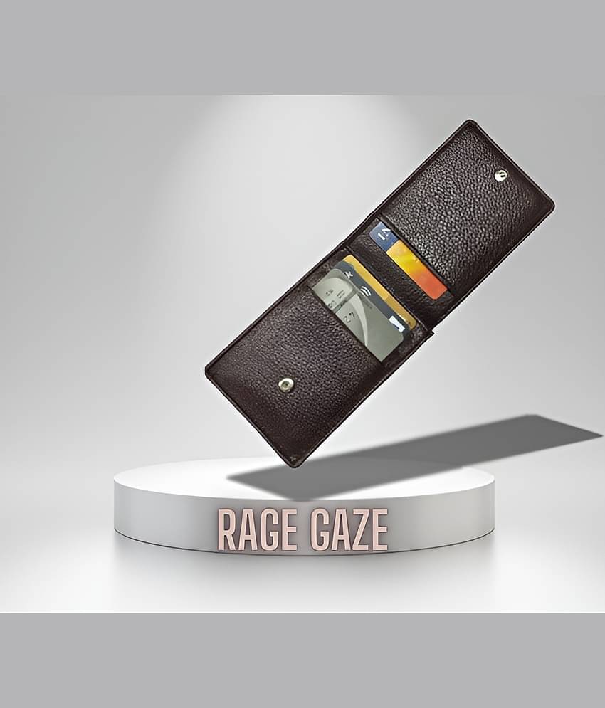 RAGE GAZE PU Leather Travel Card Holder ( Pack of 1 )