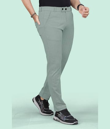 MENTIFIC Regular Flat Men's Formal Trouser - Light Green ( Pack of 1 )