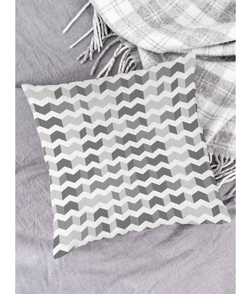 Houzzcode Single Gray Pillow Cover