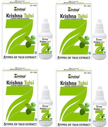 Zindagi Krishna Tulsi 30ml Pack of 4
