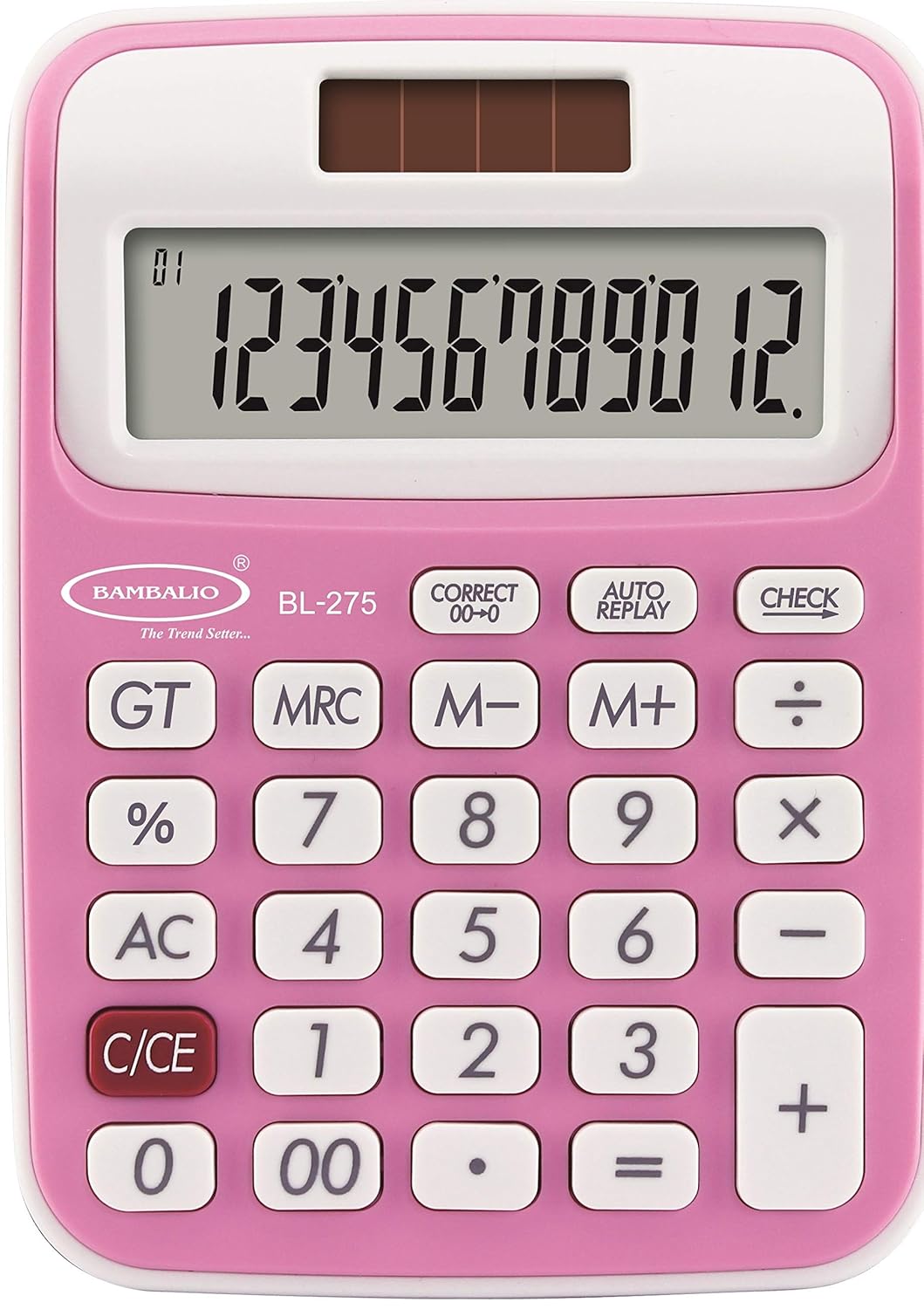 Bambalio 12 Digits Big Display Electronic Calculator with 3 Years Warranty