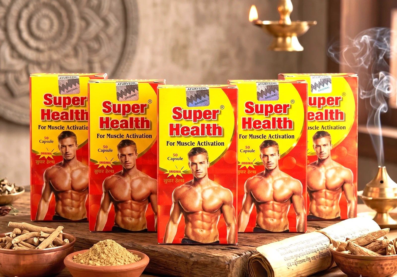 Super Health Herbal Strength & Stamina Booster 5 Pcs