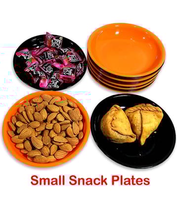 Inpro 12 Pcs Plastic Multi Color Quarter Plate