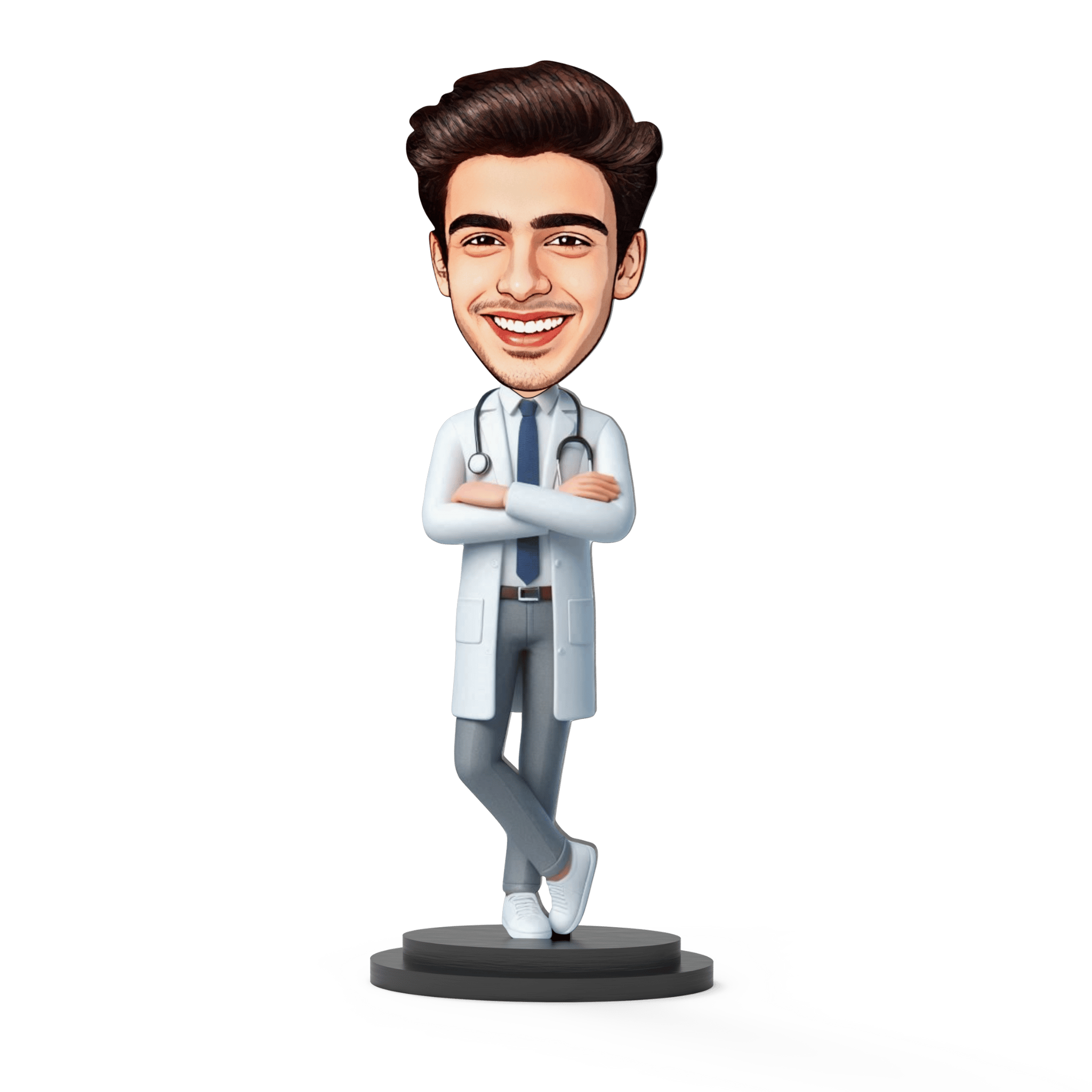 Avatar Studio Personalized Gift for Friends, Brother, BFF, Boyfriend, Father Character Caricature Photo Frame Unique Design Customized Gift for Friends & Family  (DOCTOR MAN -3)-7 Inches