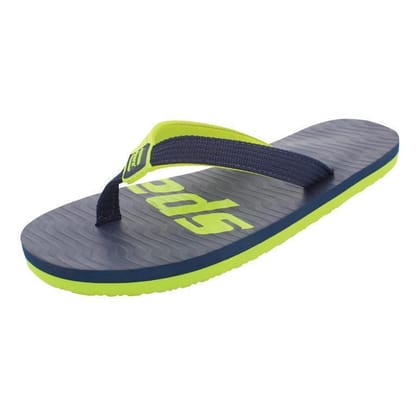 Sparx SF204 Navy Blue Neon Green G No 6 Mens Slipper