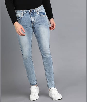 Urbano Fashion Slim Fit Washed Men's Jeans - Blue ( Pack of 1 )