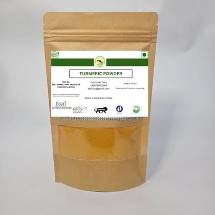 Turmeric Powder - 250 gm - 250 gm - One packet of Turmeric Powder