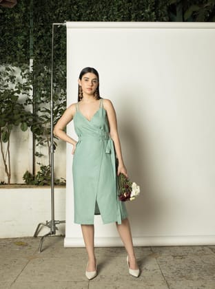 Strappy Wrap-Around Midi-XS