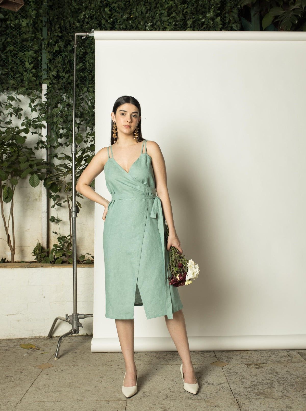 Strappy Wrap-Around Midi-XS
