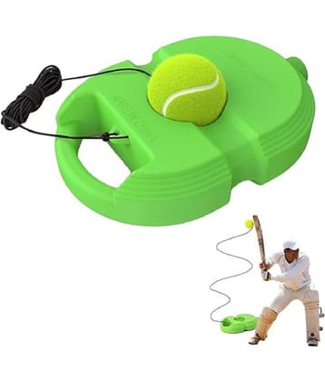 FEDIFU  Tennis Trainer Rebound Ball with String Solo Tennis Trainer Set Self Tennis Practice Ball with String Cricket Trainer Rebound Ball with Rope Fill Sand or Water