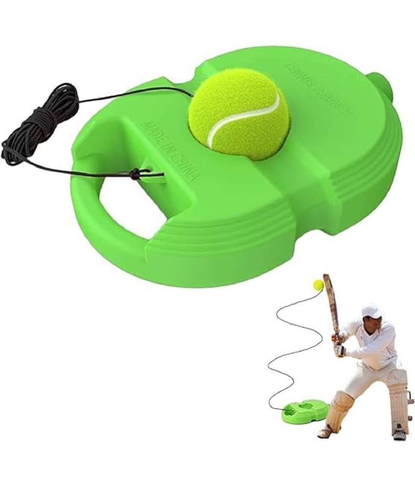FEDIFU  Tennis Trainer Rebound Ball with String Solo Tennis Trainer Set Self Tennis Practice Ball with String Cricket Trainer Rebound Ball with Rope Fill Sand or Water