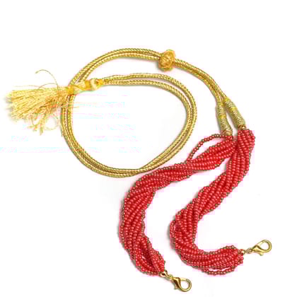 10 Pcs, Seed Beads Pendant Dori Red luster-Glass / Red