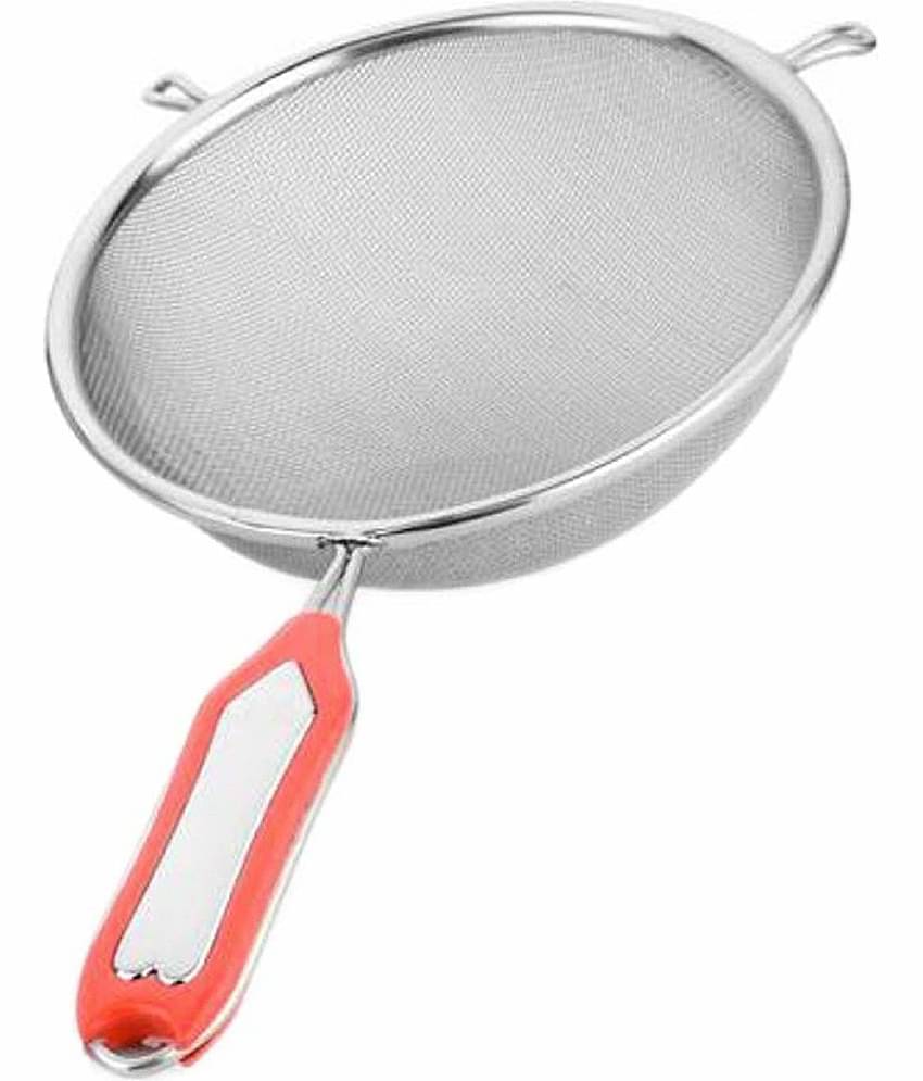 Konquer TimeS Silver Steel Strainer ( Pack of 1 )