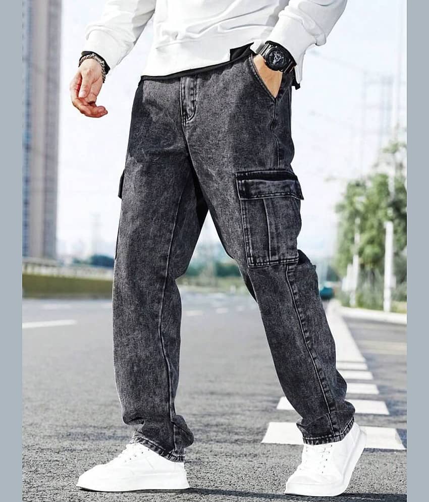 9x denims Regular Fit Clean Look Men's Jeans - Grey ( Pack of 1 )