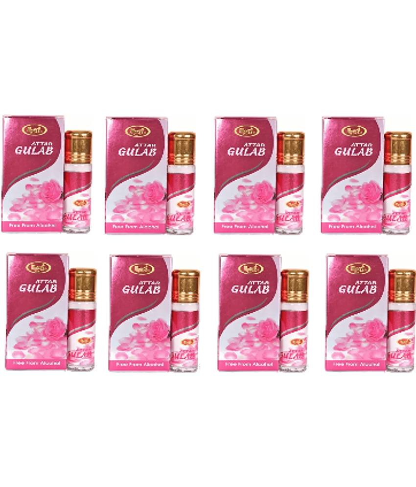MONET 8 ATTAR GULAB, 8 ML EACH , PACK OF 8