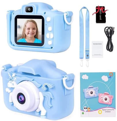 CADDLE & Toes Kids Camera for Boys Girls, 20MP 1080P Digital Video Camera for Kids, Christmas Birthday Gift for Boys Age 4+to 12, Toy Camera for 4+ 5 6 7 8 9 10 Year Old (Baby Unicorn Blue) CADDLE & Toes Kids Camera for Boys Girls, 20MP 1080P Digital Vid