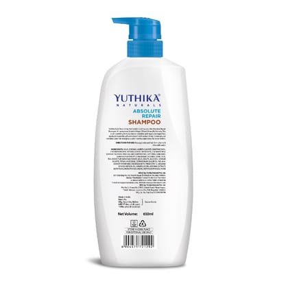 Yuthika Naturals Total Nourishing Hair Solutions Shampoo Absolute Repair 650ml