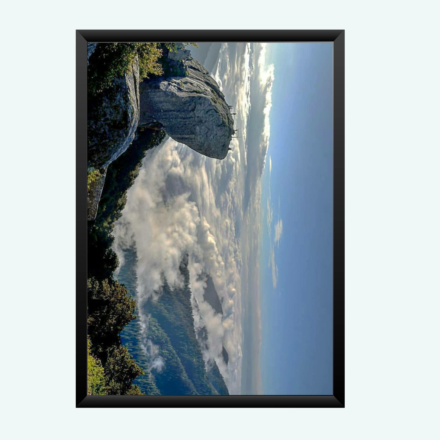 NOKKES Bhagwan Shiv Ji Wall Photo Frame For Puja And Wall Decoration Wall Photo Frame Size 8X12 Inch14