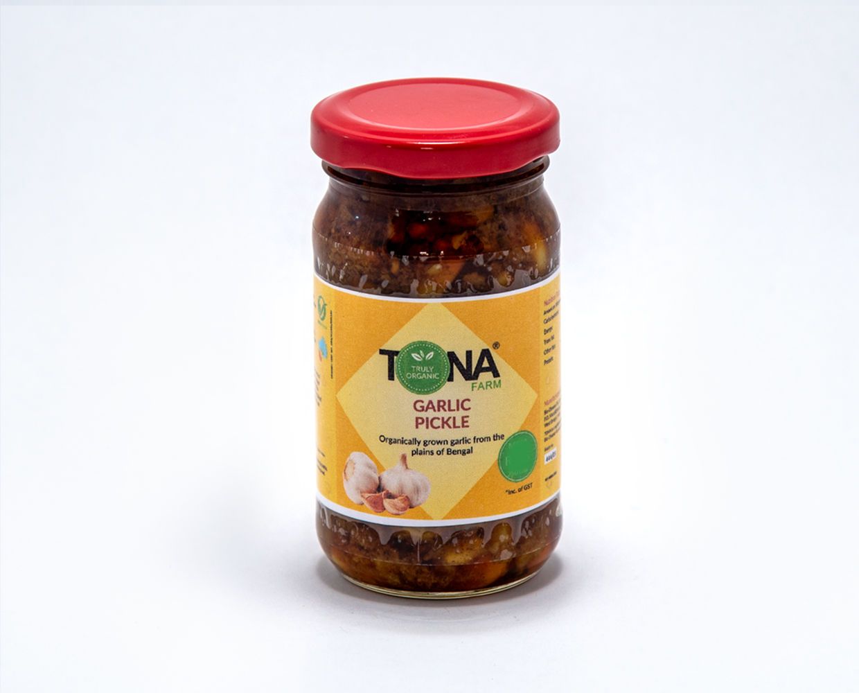 Tona Organic Garlic Pickle, 200 gm