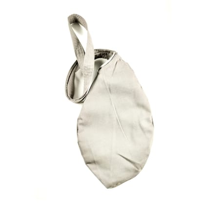 MAYAPURI Quill Grey Color Cotton Chanting Bag/Beads Bag with Sakshi Mala Counter MAYAPURI Quill Grey Color Cotton Chanting Bag/Beads Bag with Sakshi Mala Counter