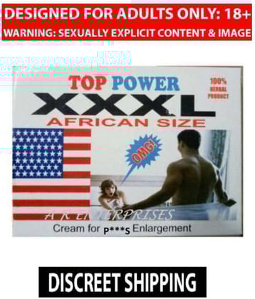 XXXL African Size Cream For Penis Enlargement