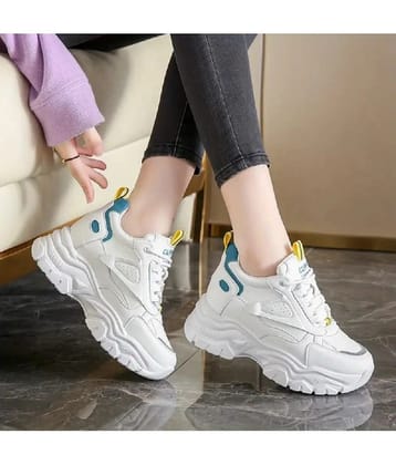 Shozie White Womens Sneakers - None