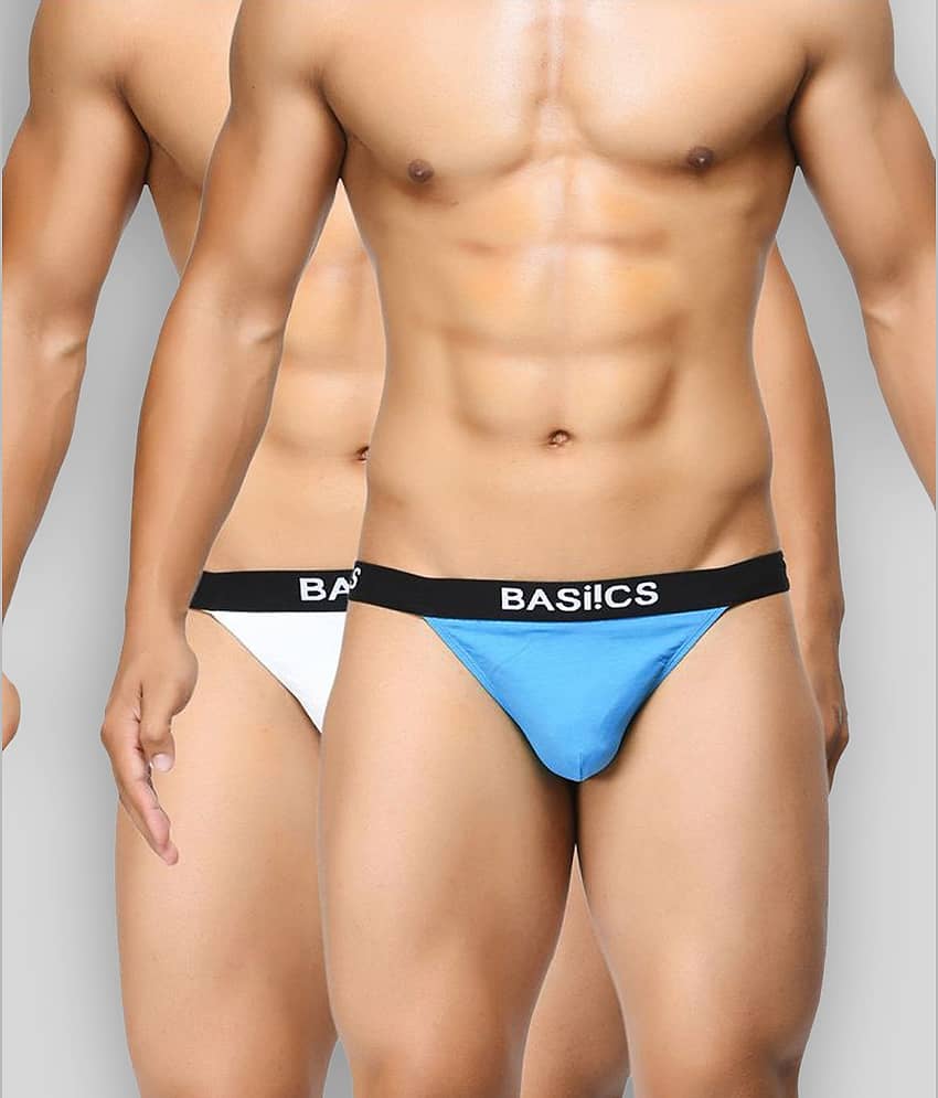 BASIICS By La Intimo Pack of 2 Cotton Trunks For Men's ( Multicolor )
