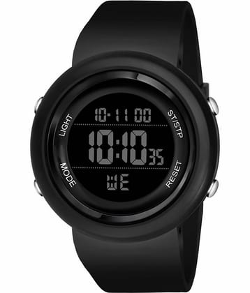 Hala - Black Silicon Digital Men's Watch