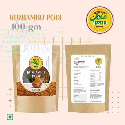 Kuzhambu Podi - 100gm