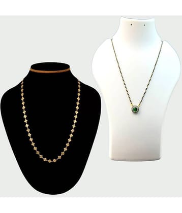 AKLINA Gold Plated Chain ( Set of 2 )