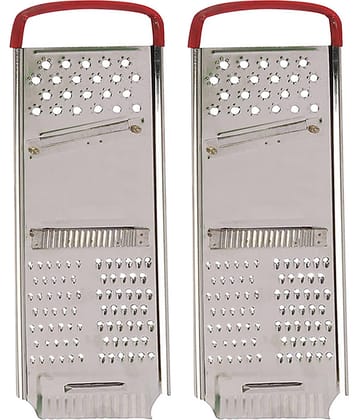 OC9 Stainless Steel Vegetable Grater ( Pack of 1 ) - Silver