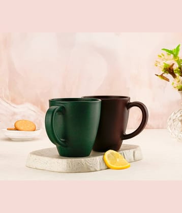 Analog Kitchen ware Milk/Tea/Coffee Mug Plastic Coffee Mug 300 mL ( Pack of 2 )