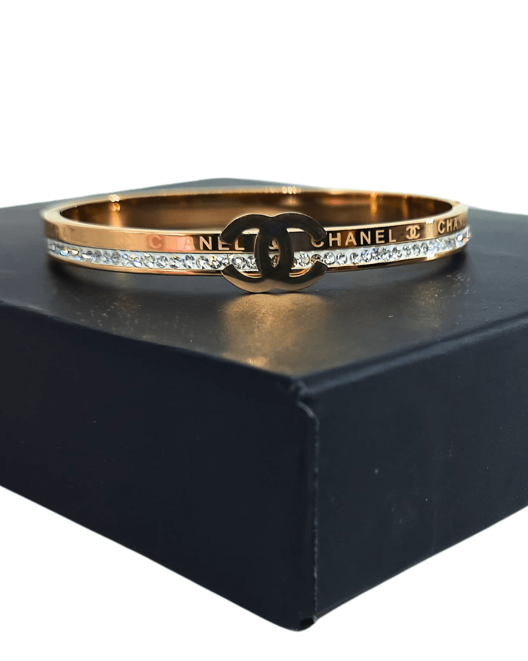 Copper Gold Stainless Steel Anti Tarnish Kada, Size: Free Size