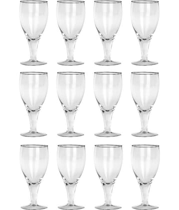 Somil Wine  Glasses Set,  180 ML - (Pack Of 12)