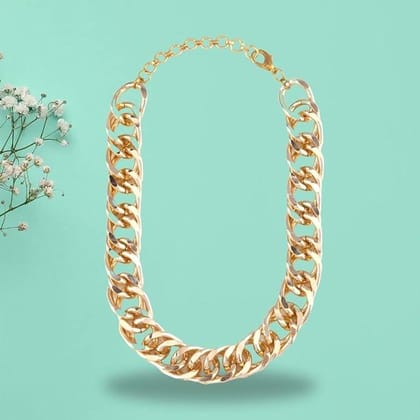Brass Gold-Plated Necklace