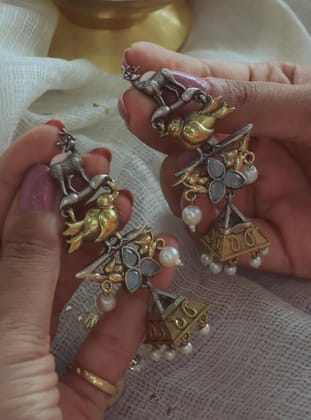 Driti Earrings-Silver
