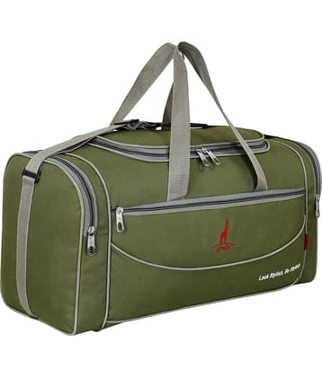 Giraffe 40 Ltrs Green Polyester Duffle Bag