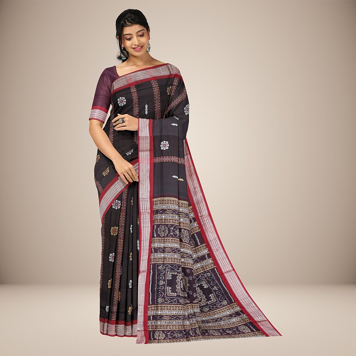 Bomkai Cotton Saree