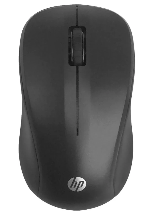HP S500 Wireless Ambidextrous Optical Mouse   (2.4GHz Wireless, Black)