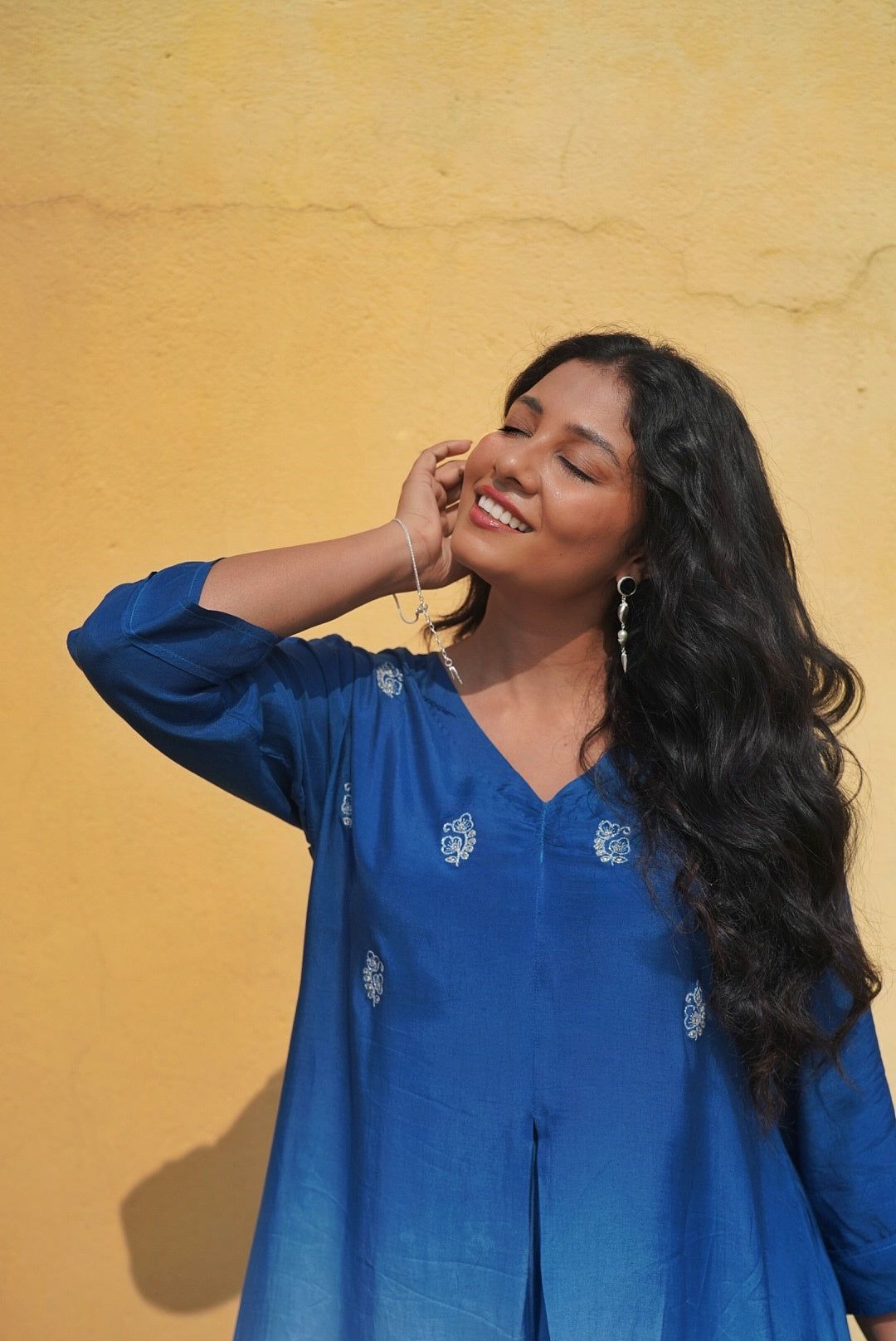 Curvy Waves: Plus-Size Ombre Dye in Shades of Serenity