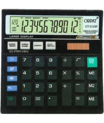 Orpat Calculator OT 512gt Pack Of 1