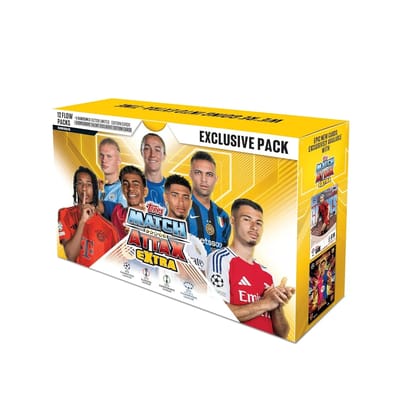 Topps Match Attax Extra 2025 Exclusive Pack  UCL & WUCL Trading Cards