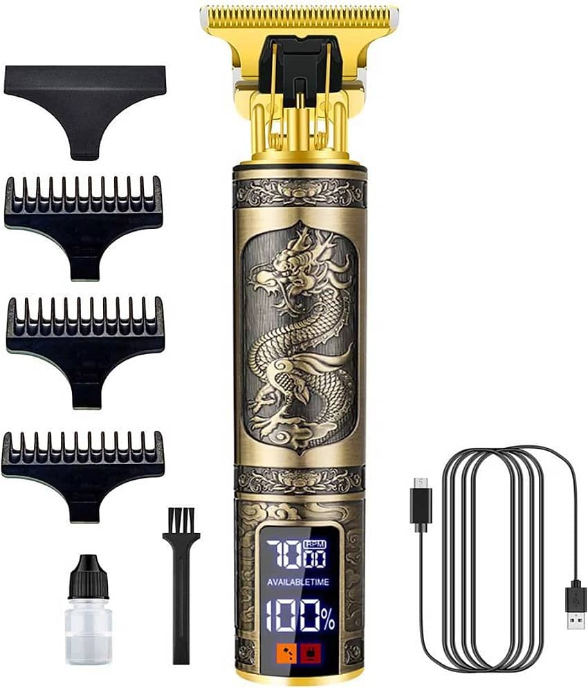 geemy Digital Display Multicolor Cordless Beard Trimmer With 120 minutes Runtime