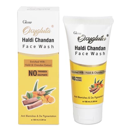 Glow Oxygluta Haldi Chandan Face Wash Glow Oxygluta Haldi Chandan Face Wash