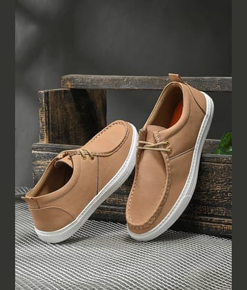server Casual Shoes Tan Men's Boat Shoes