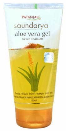 Patanjali Saundarya Aloe Vera Gel With Kesar Chandan, 150 ml