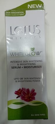 Lotus herbals white glow serum+moisturiser 30 ml