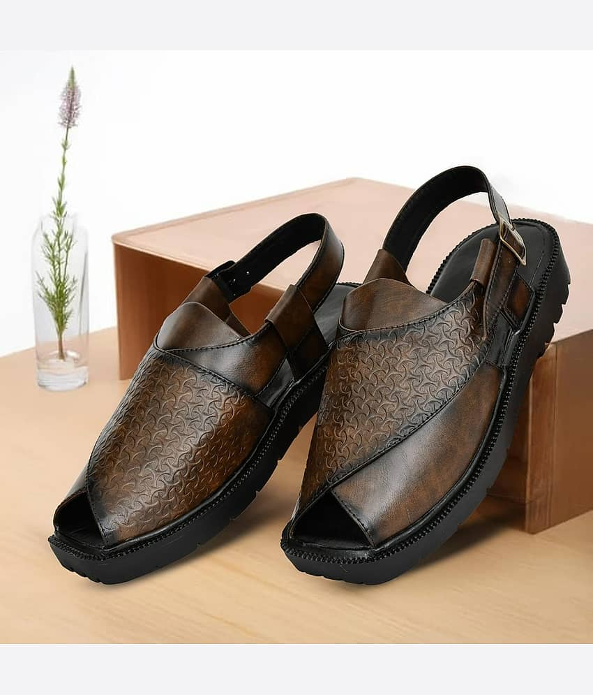 VATELIO - Brown Men's Sandals